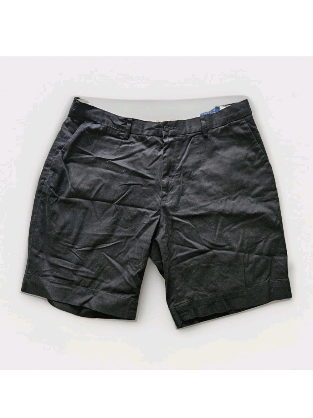 Polo by Ralph Lauren Black Flat-Front Men's Shorts